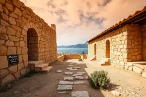 Avakas Strand in Paphos, Zypern, beeindruckt mit seiner natürlichen Schönheit und historischem Erbe