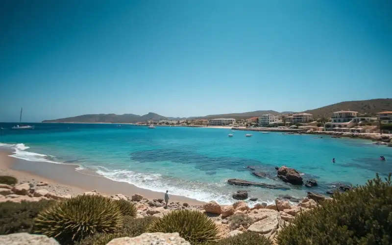 Der goldene Strand von Paphos, Zypern, bietet entspannende Urlaubsmomente zwischen Coral Bay und Lara Beach