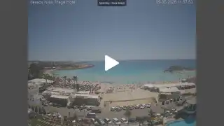 Vorschaubild 9. Mai 2026 09:00 Ayia Napa Zypern - Nissi Beach Panorama