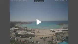Vorschaubild 28. Mai 2026 08:00 Ayia Napa Zypern - Nissi Beach Panorama