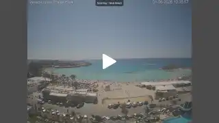 Vorschaubild 1. Juni 2026 08:00 Ayia Napa Zypern - Nissi Beach Panorama