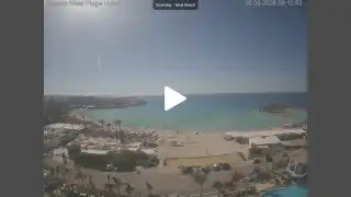 Vorschaubild 30. Juni 2026 07:00 Ayia Napa Zypern - Nissi Beach Panorama