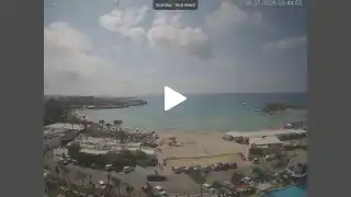Vorschaubild 9. Juli 2026 07:00 Ayia Napa Zypern - Nissi Beach Panorama