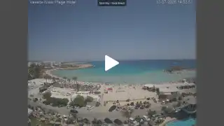 Vorschaubild 13. Juli 2026 12:00 Ayia Napa Zypern - Nissi Beach Panorama