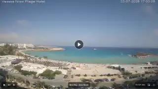 Vorschaubild 23. Juli 2026 14:00 Ayia Napa Zypern - Nissi Beach Panorama