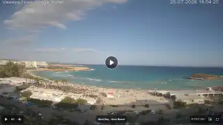 Vorschaubild 25. Juli 2026 15:00 Ayia Napa Zypern - Nissi Beach Panorama