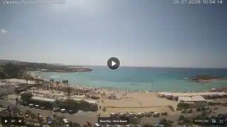 Vorschaubild 26. Juli 2026 07:00 Ayia Napa Zypern - Nissi Beach Panorama