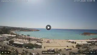 Vorschaubild 27. Juli 2026 07:00 Ayia Napa Zypern - Nissi Beach Panorama