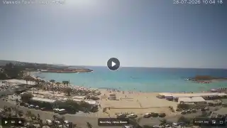 Vorschaubild 28. Juli 2026 07:00 Ayia Napa Zypern - Nissi Beach Panorama
