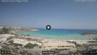 Vorschaubild 10. August 2026 12:00 Ayia Napa Zypern - Nissi Beach Panorama