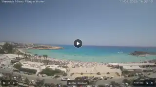 Vorschaubild 11. August 2026 11:00 Ayia Napa Zypern - Nissi Beach Panorama