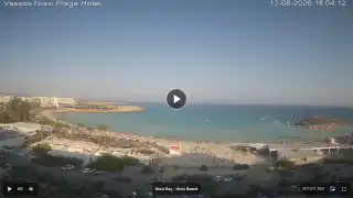 Vorschaubild 13. August 2026 15:00 Ayia Napa Zypern - Nissi Beach Panorama