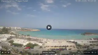 Vorschaubild 14. August 2026 13:00 Ayia Napa Zypern - Nissi Beach Panorama