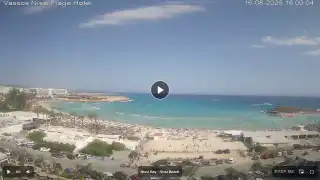 Vorschaubild 16. August 2026 13:00 Ayia Napa Zypern - Nissi Beach Panorama