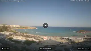 Vorschaubild 16. August 2026 15:00 Ayia Napa Zypern - Nissi Beach Panorama