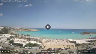 Vorschaubild 30. August 2026 11:00 Ayia Napa Zypern - Nissi Beach Panorama