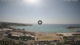 Vorschaubild 31. August 2026 07:00 Ayia Napa Zypern - Nissi Beach Panorama