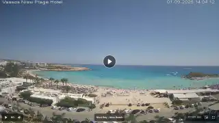 Vorschaubild 1. September 2026 11:00 Ayia Napa Zypern - Nissi Beach Panorama