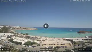 Vorschaubild 1. September 2026 12:00 Ayia Napa Zypern - Nissi Beach Panorama