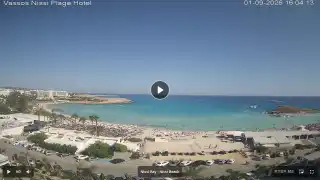 Vorschaubild 1. September 2026 13:00 Ayia Napa Zypern - Nissi Beach Panorama