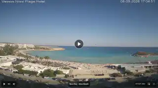 Vorschaubild 8. September 2026 14:00 Ayia Napa Zypern - Nissi Beach Panorama