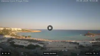 Vorschaubild 9. September 2026 15:00 Ayia Napa Zypern - Nissi Beach Panorama