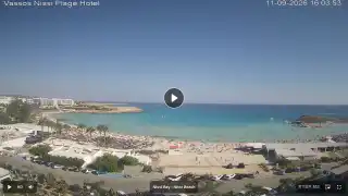 Vorschaubild 11. September 2026 13:00 Ayia Napa Zypern - Nissi Beach Panorama